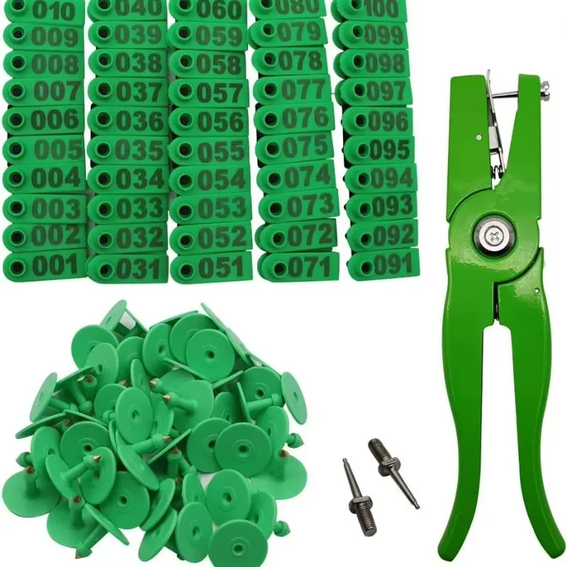 Sheep Ear Tags Veterinary Identification Numbered Markers for Pigs Cattle and Livestock Fazenda Acessorios Veterinaria