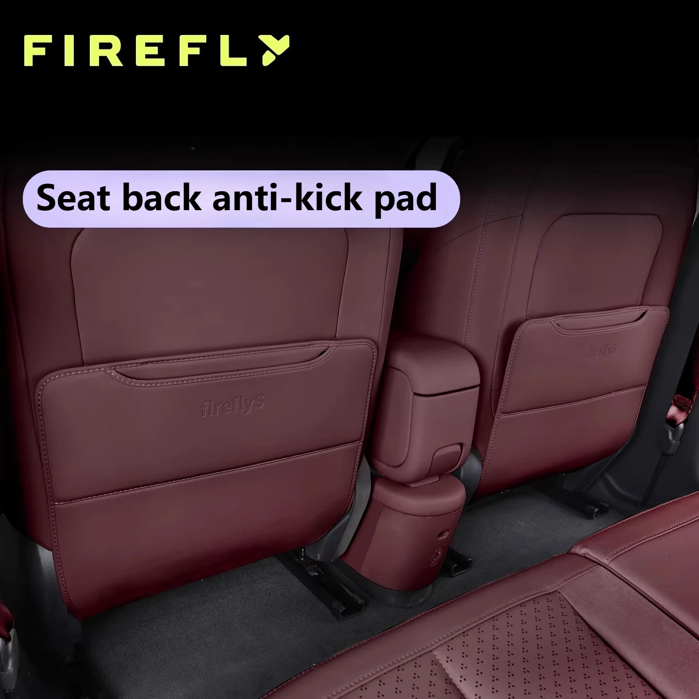 

Car Rear Seat Anti-kick Pad Leather Scratch-resistant Wear-resistant Interior Modification Supplies for NIO Firefly