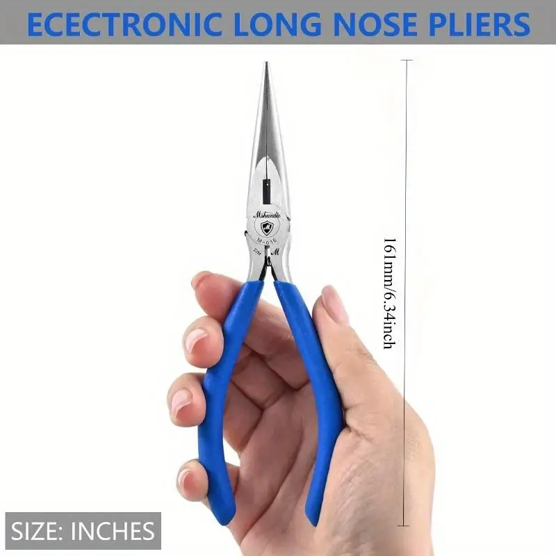 1Pc Multi Tool Long Nose Plier Needle Nose Plier Forceps Repair Hand Tool for DIY Jewelry Making Electronics Repair