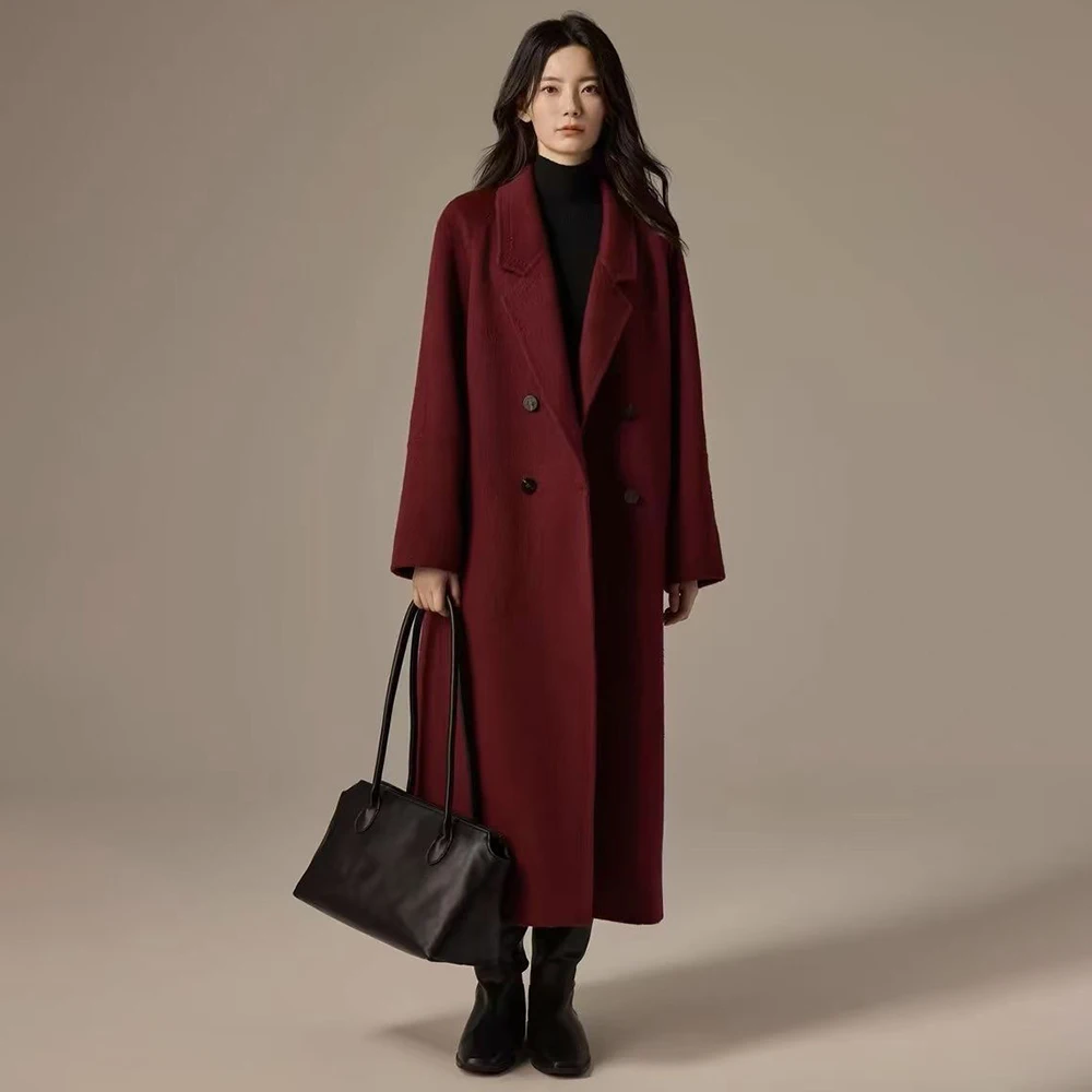 Long Woolen Coat Women's Suit Blazer Women Long Jacket Dress for Wedding Cocktail Prom Party Outfits Customize