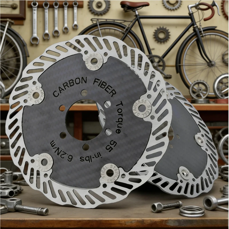 

Ультралегкий карбоновый диск с шестью болтами и центральным креплением | Тормозные колеса 140/160 мм для шоссейных и горных велосипедов, запчасти для велосипедов