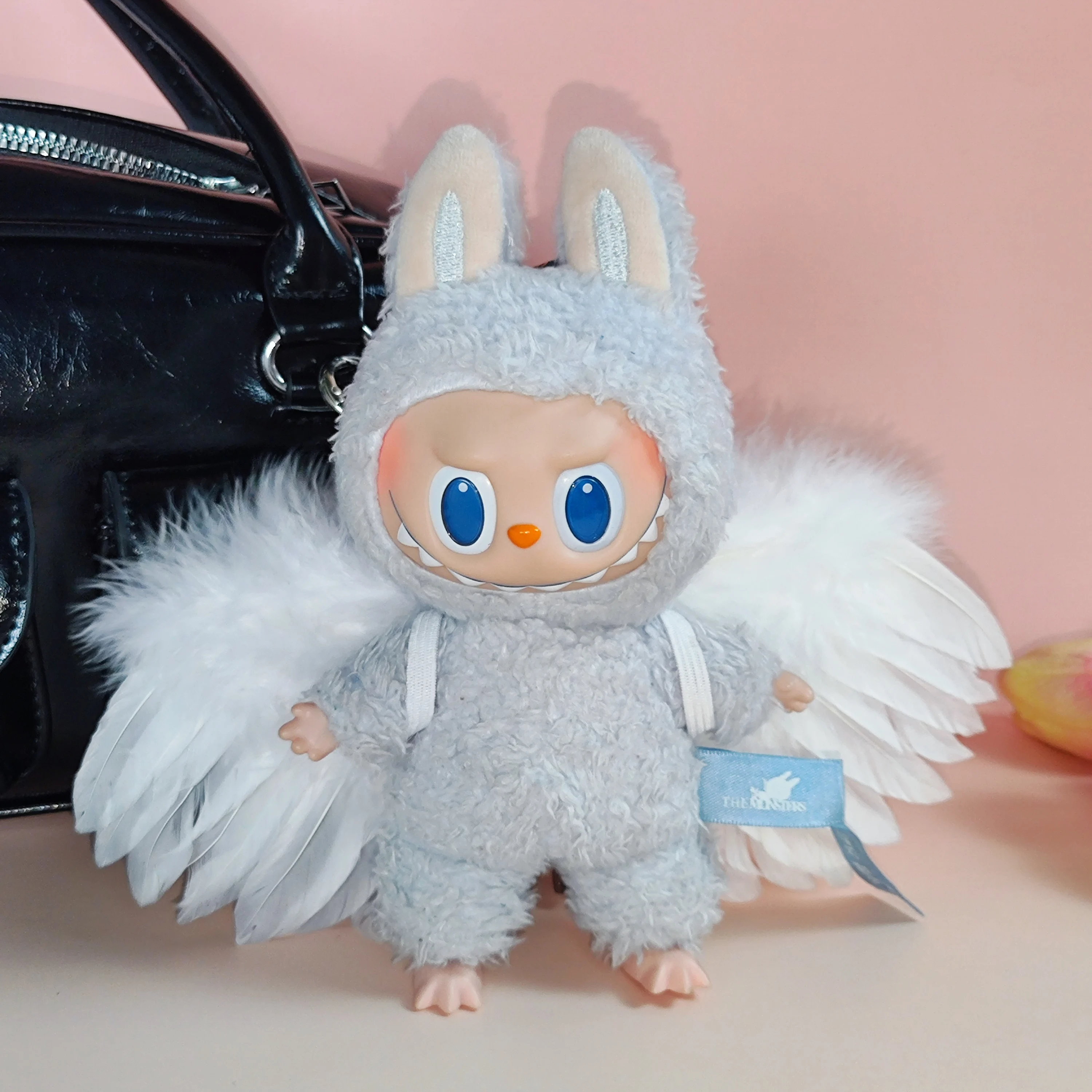 Clothes Set Compatible with Labubu, 6.7 Inches Cute Doll Clothes for Dress up Unique Style  Wings