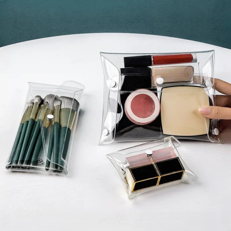 Transparent Travel Cosmetic Bag Makeup Case DIY Clear Make Up Bag Bath Storage Pouch Toiletry Wash Functional Organizer Bags