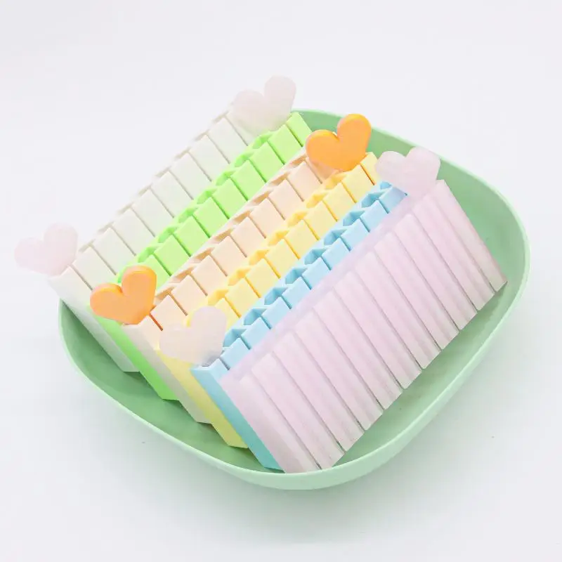 10-Grid Macaron Nail Foil Storage Box Nail Transfer Paper Sticker Organizer Home Salon Use