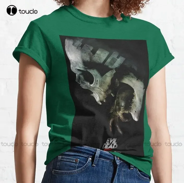 Evil Dead Rise Movie  Classic T-Shirt Womens Fishing Shirt Printed Tee Custom Aldult Teen Unisex Digital Printing Tee Shirts