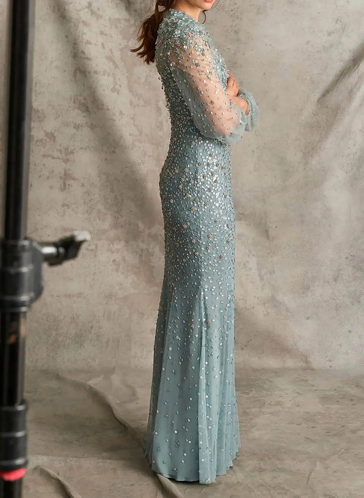 Classic Evening Dresses Mermaid Jewel Sequins Court Gown Party dresses Formal occasion New Arrivals Vestido De Noite Custom Made
