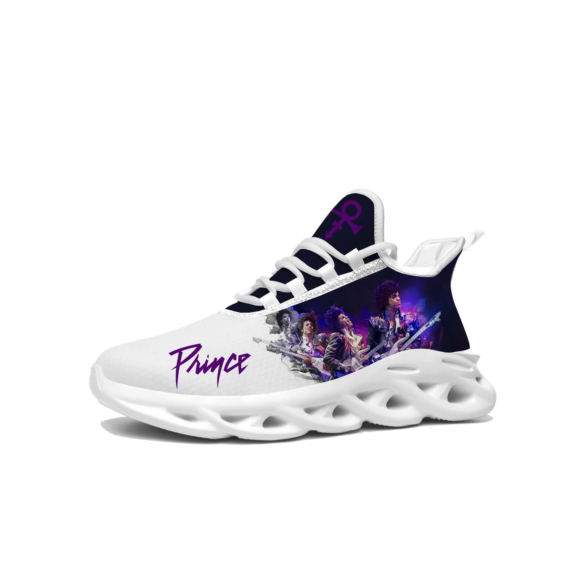 Prince Rogers Nelson Purple Rain Flats Sneakers Mens Womens Sports Running Shoes High Quality DIY Sneaker Customized Shoe