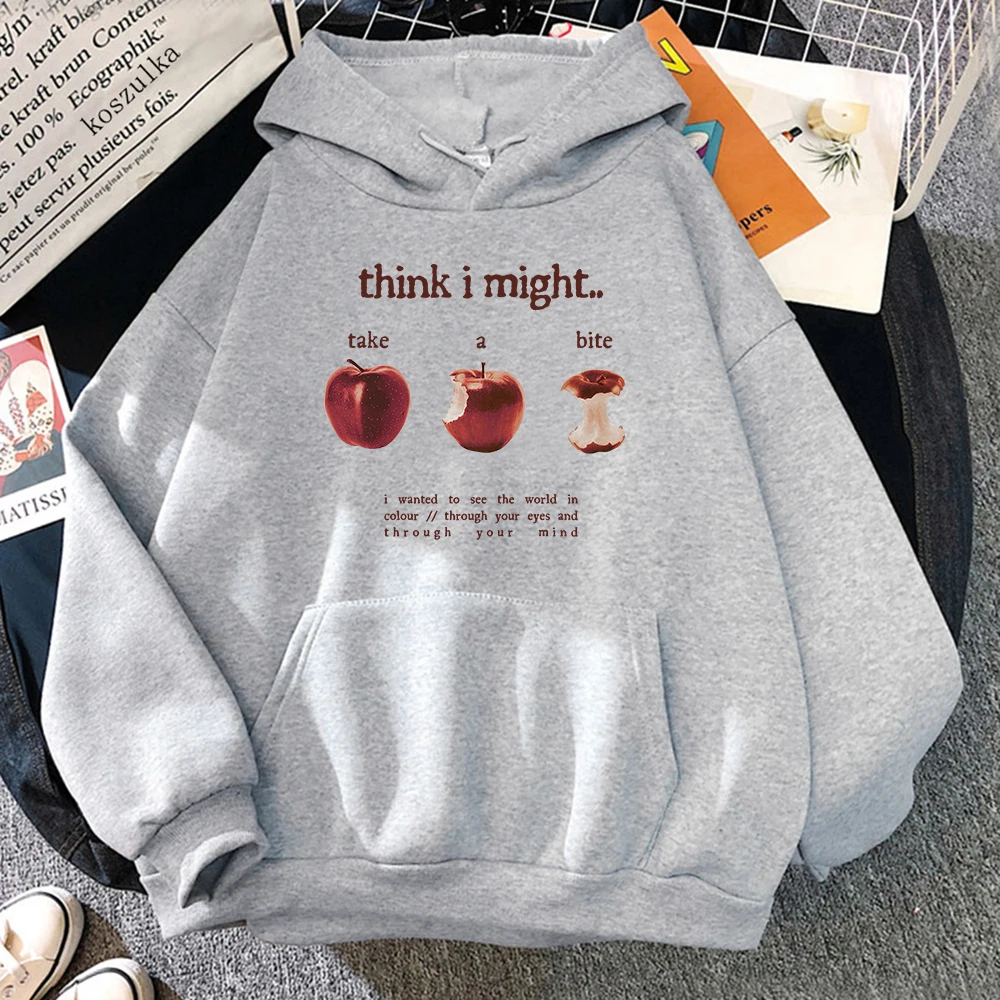 Hoodie Take A Bite Song Beabadoobee 2025 Tour Wanita/Pria Hoodie Pakaian Musim Gugur Musim Dingin Fashion Kasual Sweatshirt Harajuku Unisex