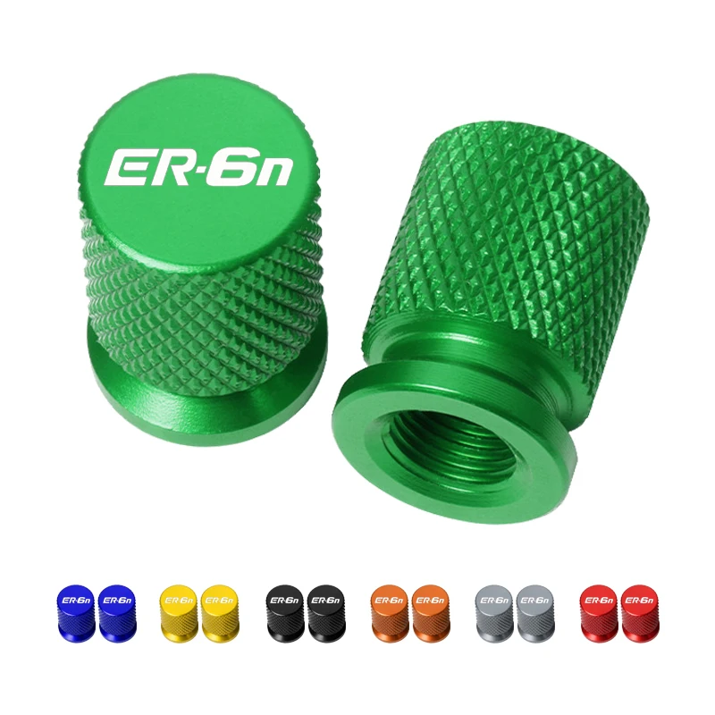 For KAWASAKI ER-6N ER6N ER 6N 2012-2023 Motorcycle CNC Aluminum Tire Valve Air Port Stem Cover Caps