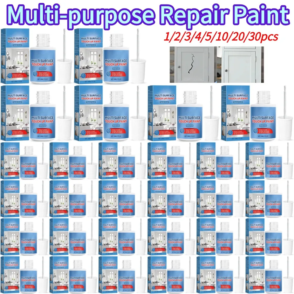 30ml Multi-purpose Repair Paint Waterproof Bathroom Renovation Wall Repair Defects Cover Shine Restoration Scratch Repair Paint
