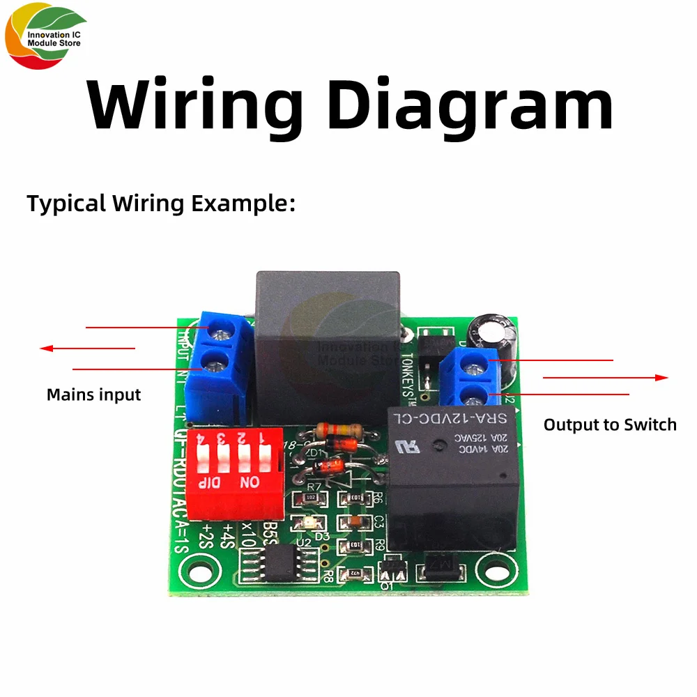 Device Power-on Automatic Boot Module 220V Wide Voltage Computer Air Conditioner Industrial Control Automatic Start-up RD01AC
