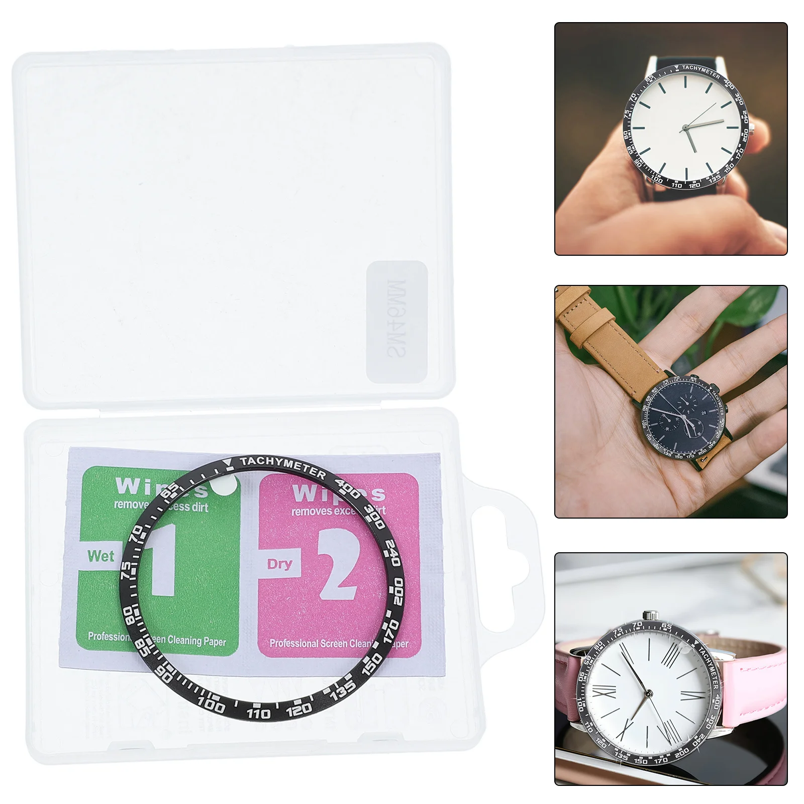 

Metal Bezel Ring 46Mm Replacement For S3 Frontier Durable Protection Cover Fashion Accessory Gear Bezel Ring Metal