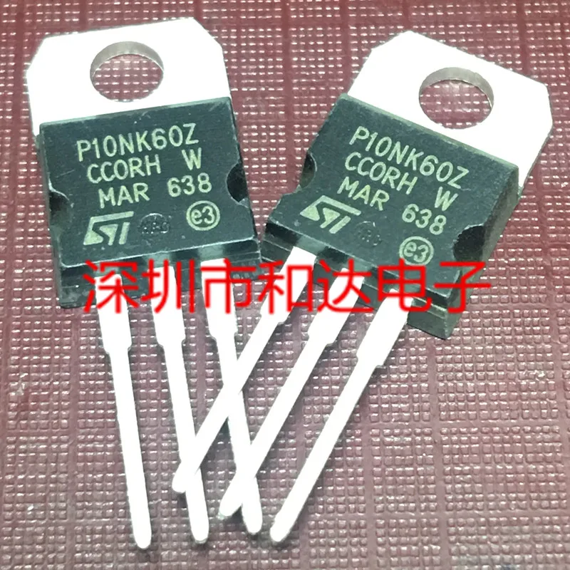 5PCS-10PCS P10NK60Z STP10NK60Z TO-220 600V 10A Baru dan Asli Tersedia