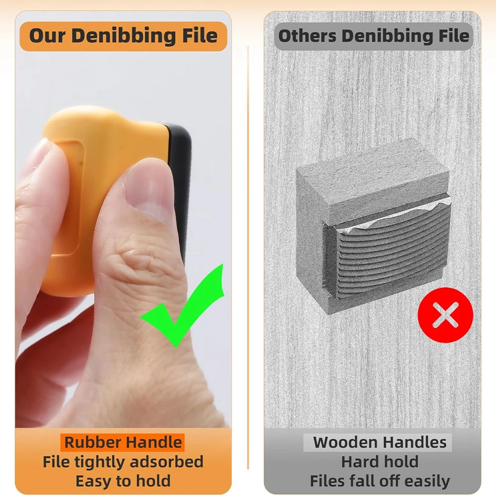 ملف Denibbing مع جهاز محمول على الوجهين أدوات طحن صغيرة أداة ملفات دقيقة أداة إزالة طلاء السيارات