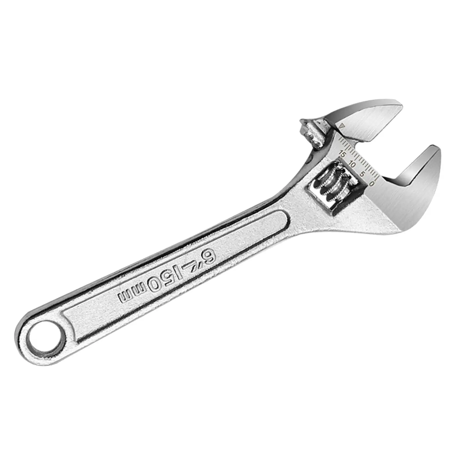 6 inch Adjustable Wrench Wide Ratchet Spanner Wrench for Repair