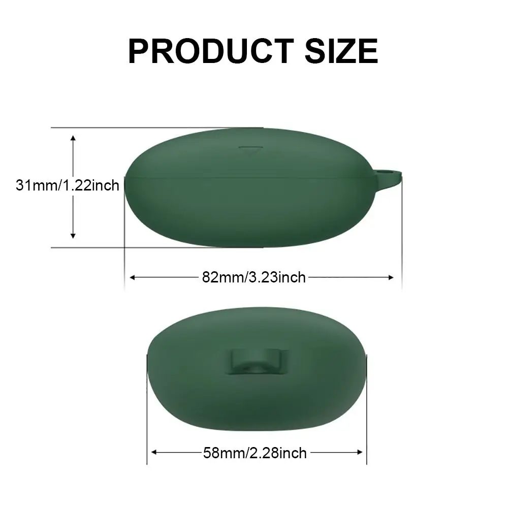 Funda protectora de silicona para auriculares, carcasa para auriculares inalámbricos anticaídas a prueba de polvo, lavable para Anker Soundcore Liberty 3 Pro