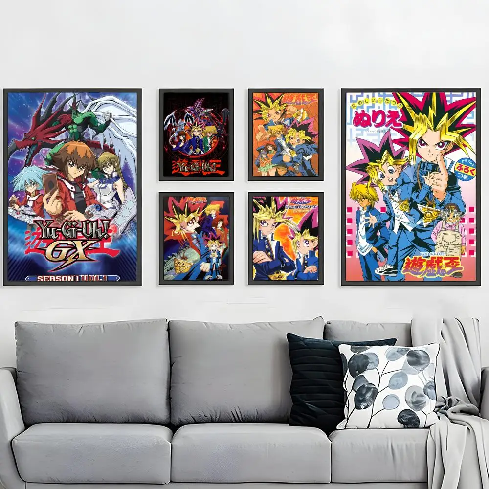 Card Game Yu-Gi-Oh! Master Duel Poster HD Waterproof Self-Adhesive Wall Art – Multi-Scene Use, Top Gift Pick