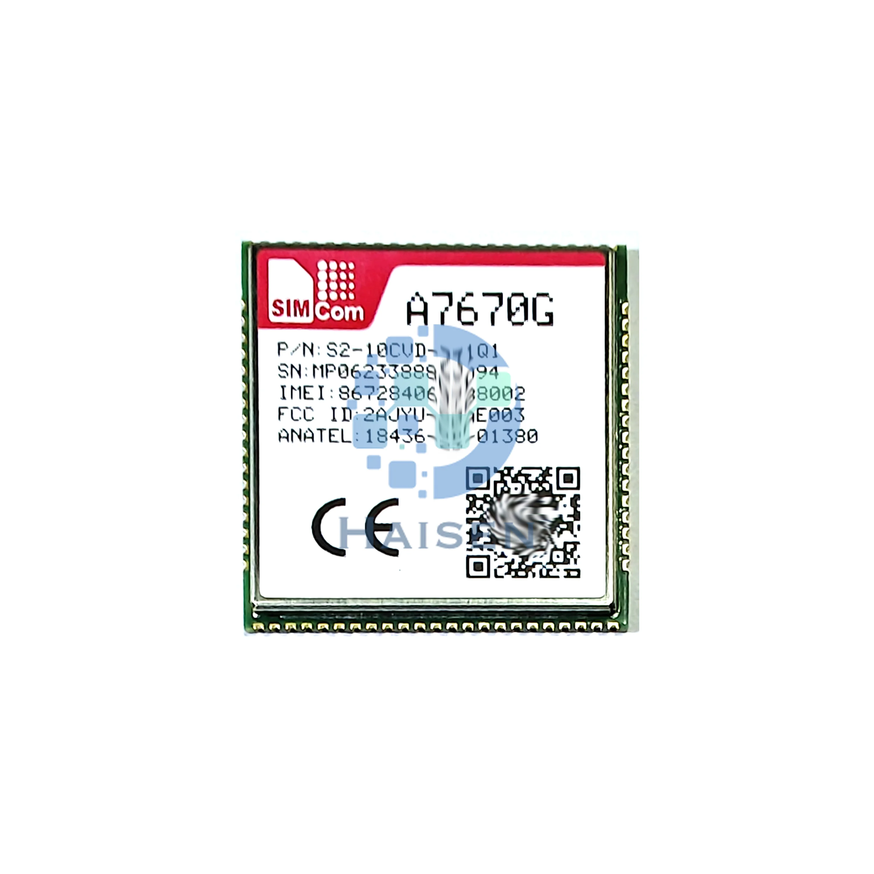 HAISEN SIMCOM A7670G A7670G-LABE LTE CAT1 module wireless GSM LCC LGA form factor A7670G A7670G-LABE