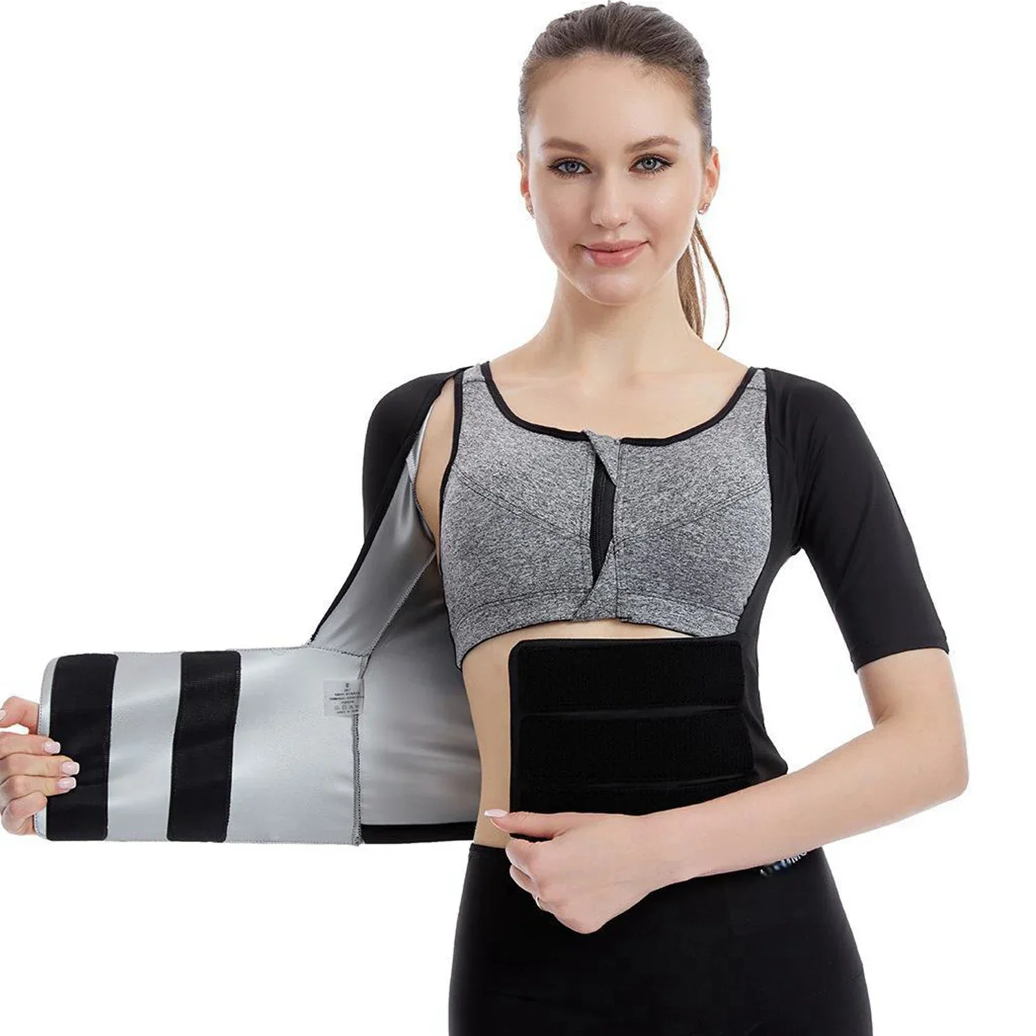 النساء مدرب خصر مشد الوزن التخسيس النيوبرين ساونا عرق سترة تجريب محدد شكل الجسم أجهزة لياقة بدنية الملحقات