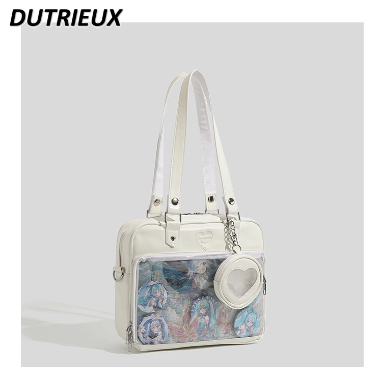 Casual Portable Shoulder Messenger Bag for Lady Elegant Japanese Style Popular Girl JK Bags Fashion Sweet Cute Women's Handbags