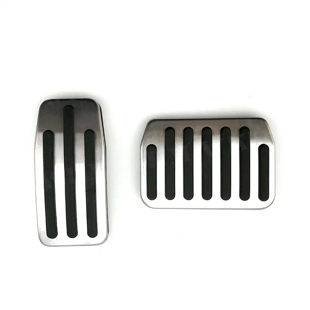 Car Foot Pedal Pads Covers For Tesla Model 3 Y Accessories Aluminum Alloy Accelerator Brake Rest Pedal Car Accessories