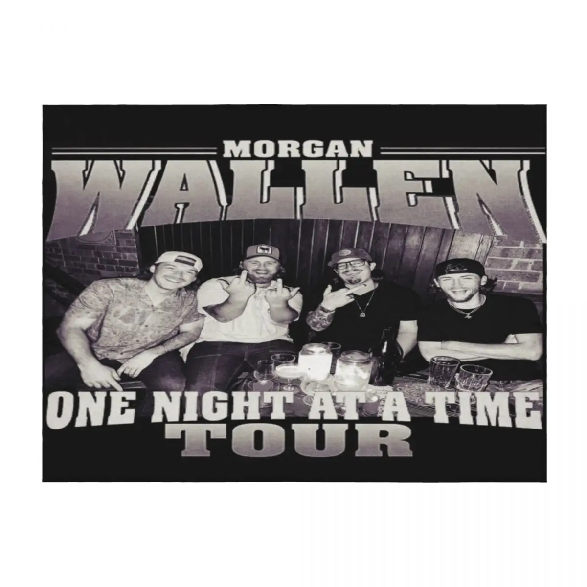 

One Thing at A Time Tour Throw Blanket Quilt Soft Big Cute Flannels Blankets