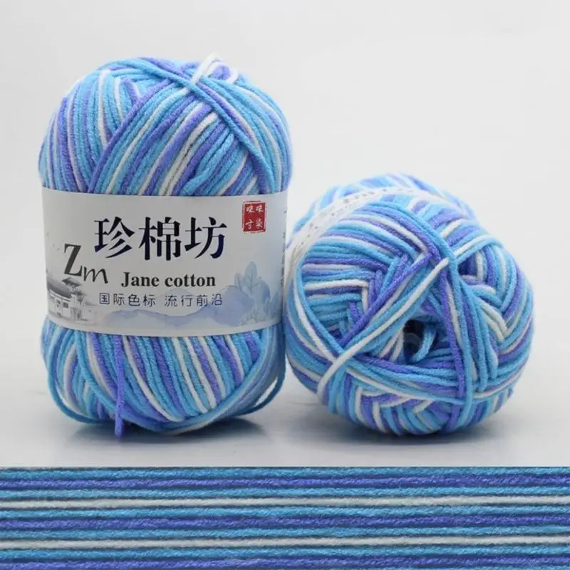 39BB sợi len tay dệt kim loại thuốc nhuộm sợi áo len găng tay bằng sợi len crochet sợi len