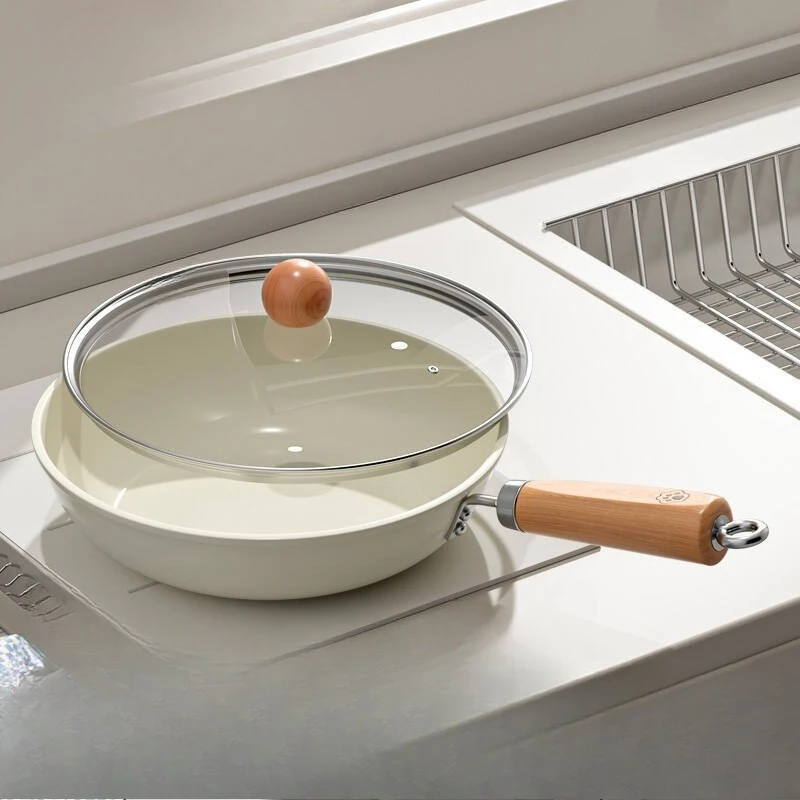 

Керамическая сковорода с плоским дном, сковорода с антипригарным покрытием, сковорода для бытовой сковороды, сковорода для блинов с жареным яйцом, сковорода для стейка