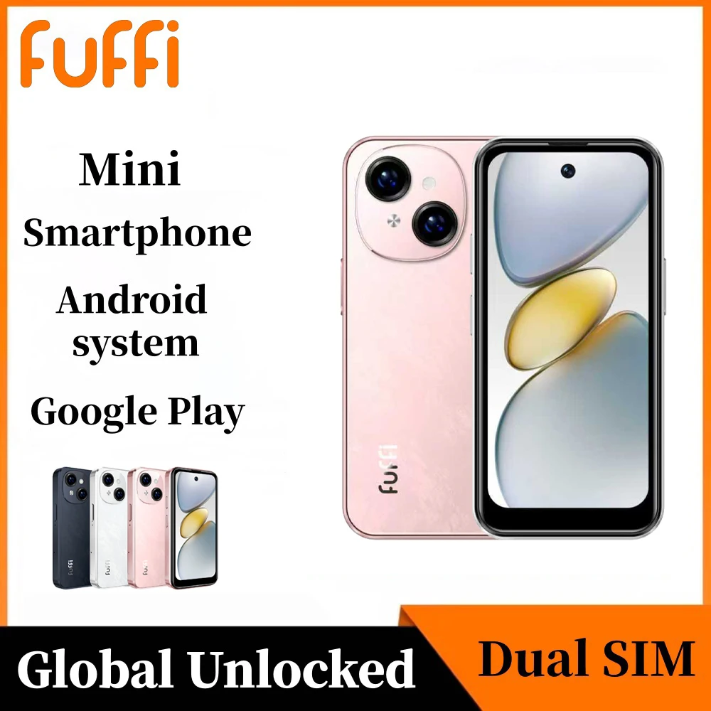 FUFFI Mini Smartphone 4G LTE Android10 2GB RAM 16GB ROM 3.75