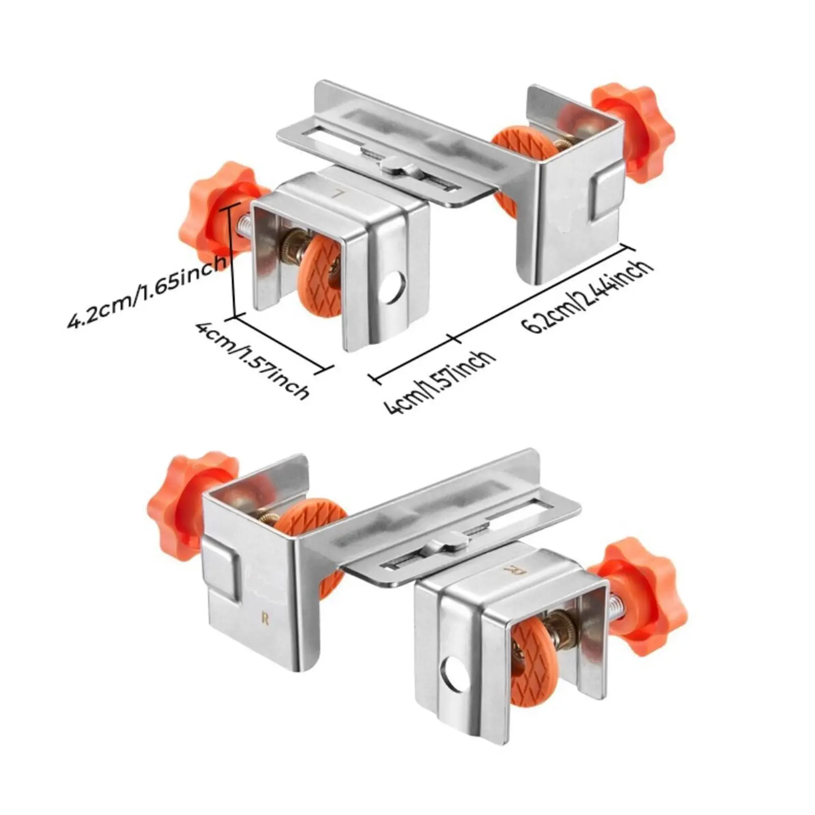 Large Drawer Panel Installation Clip Set No Handle Needed Cabinet Door Panel Mounting Jig Bidirectional Panel Mounting Fixture