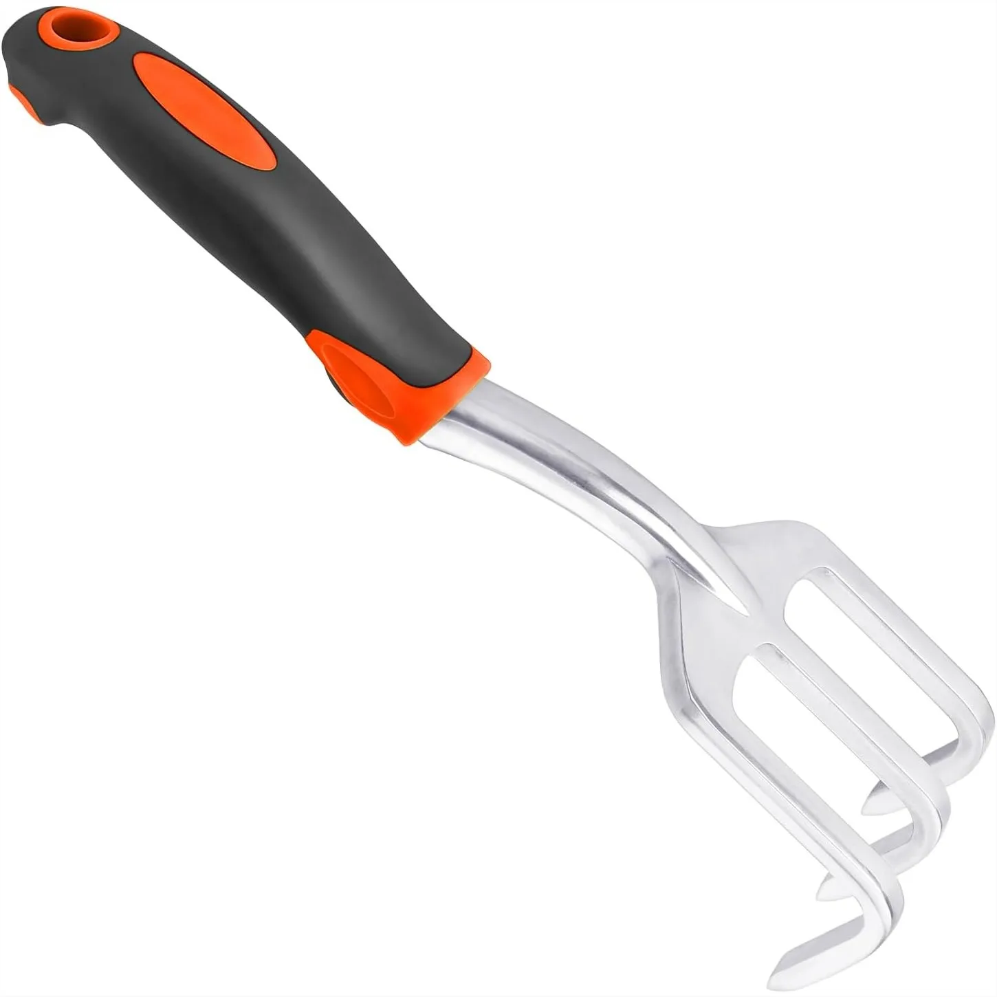 

Hand Rake Garden Tool, Heavy Duty Hand Cultivators with 3 Thick Claws, Ergonomic Handle for Weeding, Loosening Soil