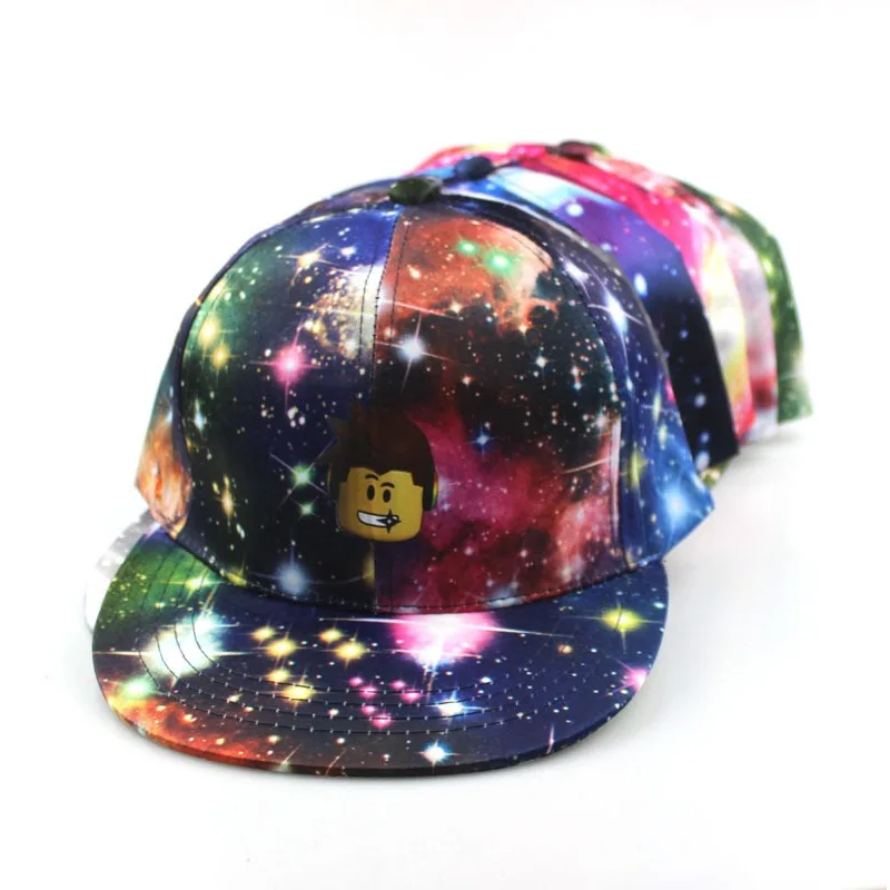 Nuevo juego Roblox gorra de béisbol de dibujos animados creativa gorra de ala plana ajustable periférico de dibujos animados gorra deportiva de moda Unisex regalos de cumpleaños