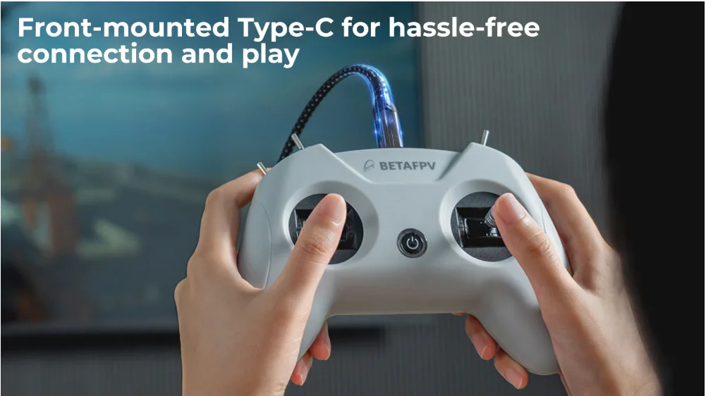 2025 NEW BETAFPV LiteRadio 2 SIM Controller Transmitter Mode 2 (Left Stick Throttle) JoyStick Mode Xbox Mode Dongle Mode