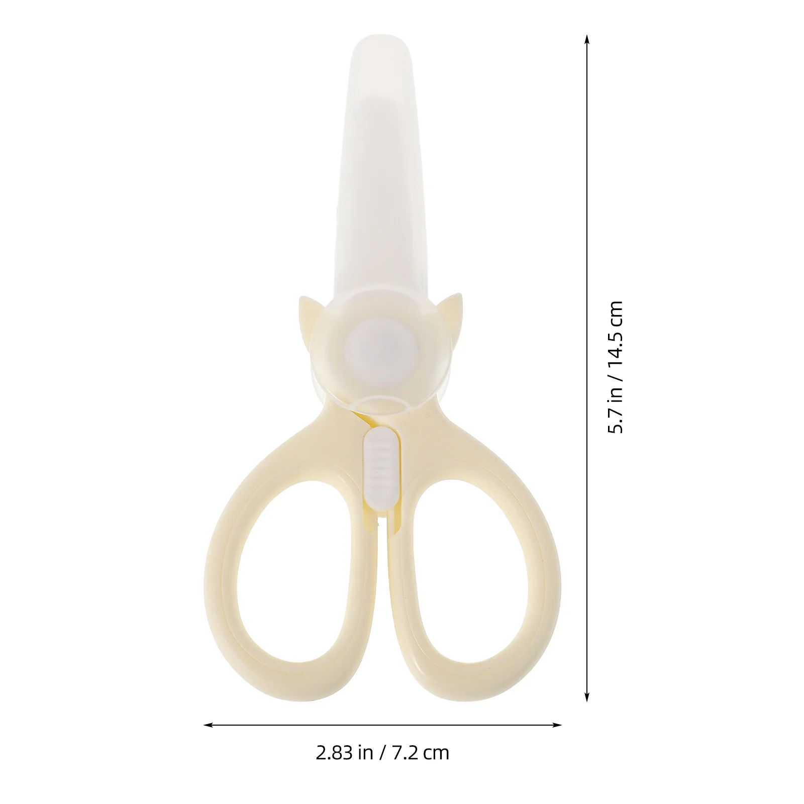 مقص تقطيع الطعام من السيراميك المحمول متعدد الوظائف، مقص المطبخ للحوم، المعكرونة، الخضار، أغذية الأطفال، السفر إلى المنزل #6