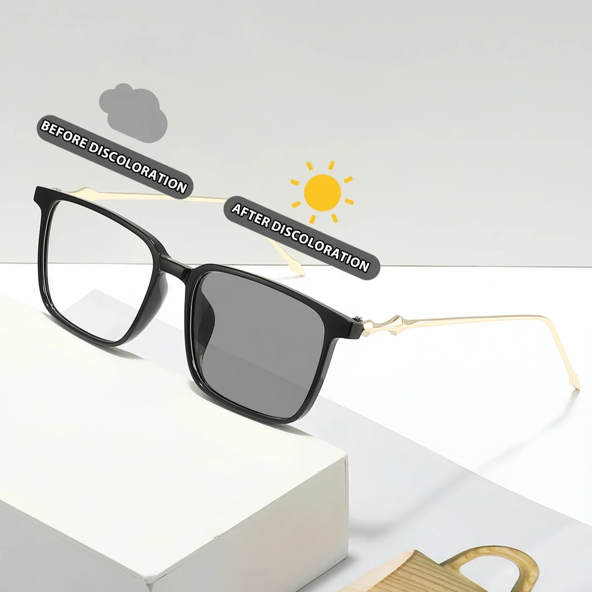 1 Stück modische, farbwechselnde Sonnenbrille für Herren und Damen im europäischen und amerikanischen Stil, trendige und vielseitige Sommersonnenschutz