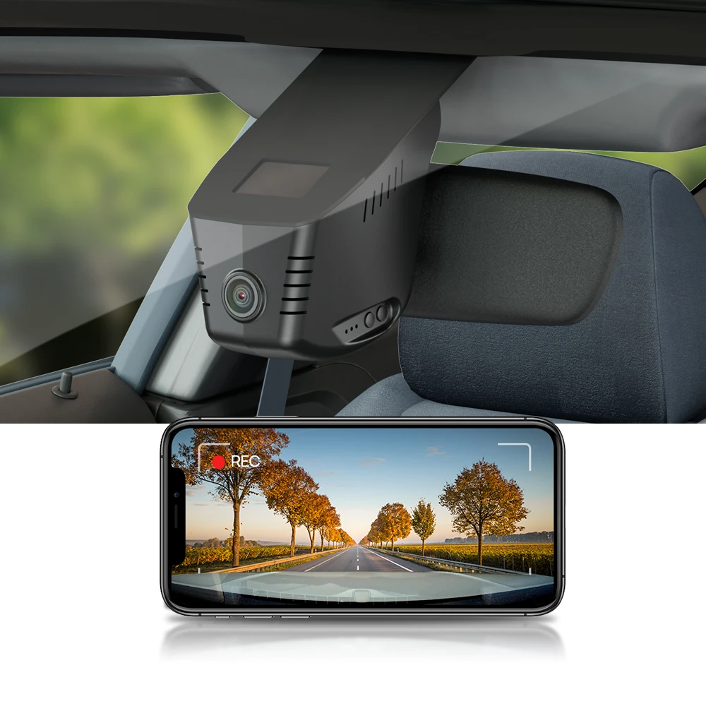 Fitcamx 4K Dashcam for BMW X3 E83, 3 Series/M3 E46, Z4 E85 & 5 Series E39 2003-2009, Car DVR G-Sensor UHD Loop Recording