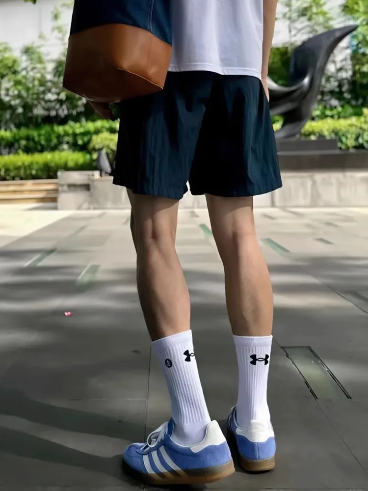 

Cool Feeling Ice Silk Dstring Нейлоновые орты Мужские летние тонкие дышащие спортивные орты Qui Dry Одежда для улицы Прямые ноги ...