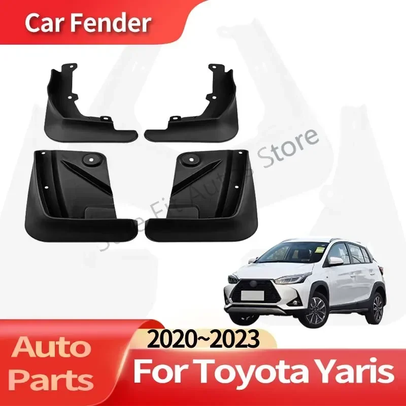 

Auto Parts For Toyota Yaris L X 2020 2021 2022 2023 XP150 Lining Car Fender Anti-sand Splash Mud Guard Skin Accessories Tools