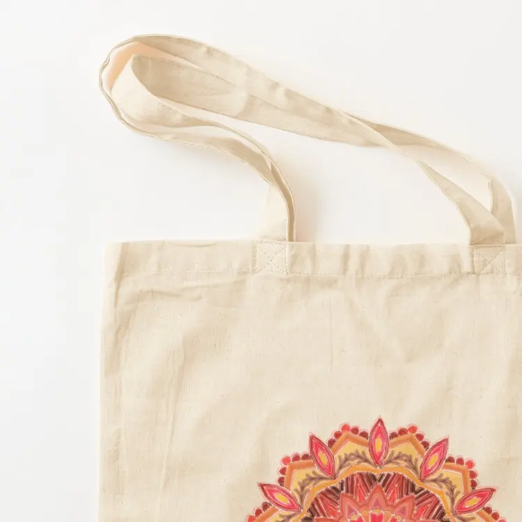 batik mandala - divya Tote Bag tote bags aesthetic reusable shopping bags eco bag folding Women's shopper bag