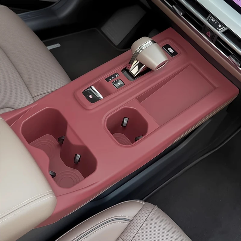 

For Trumpchi GAC GS4 2024 2025 2026 Silicone Central Control Gear Panel Central Control Protective Pad Auto Interior Accessories