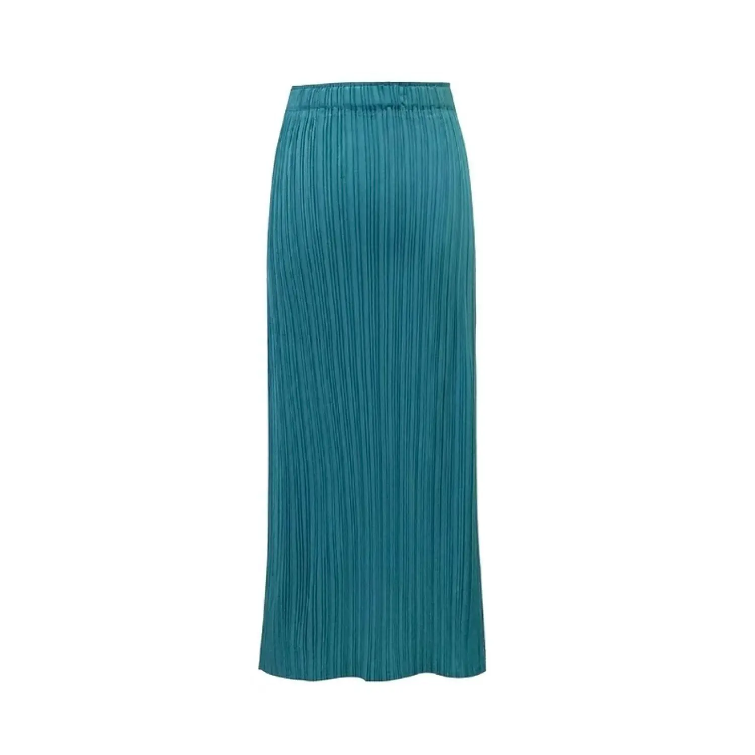 

Classy Ruched Pleated Skirt, High Waist, Slim Looking, Straight, Casual FrenchPlus Size Fancy, Spring, Summer, New Arrival