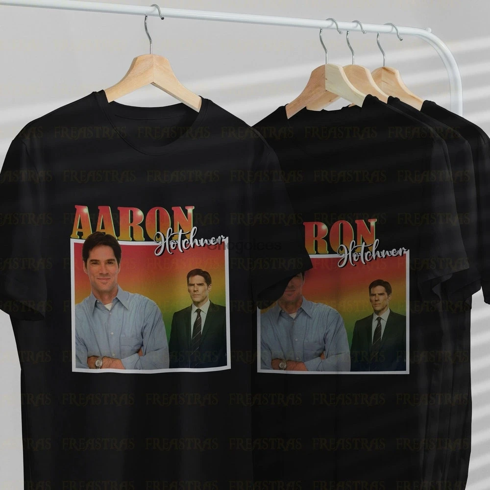 Aaron Hotchner Shirt Aaron Hotchner T-Shirt Aaron Hotch Hotchner Tshirt Criminal Minds Series Thoman Shirt Homage T-shirt