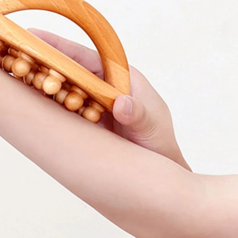 1Pcs Wood Therapy Fascia Release Massage Tools Wooden Massage Brush Gua Sha Body Sculpting Tool Smooth The Meridians And Massage