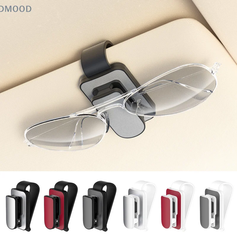 

Universal Auto Sunglasses Holders , Magnetic Leather Glasses Eyeglass Hanger Clip, Ticket Card Glasses Clip,Car Visor Accessorie