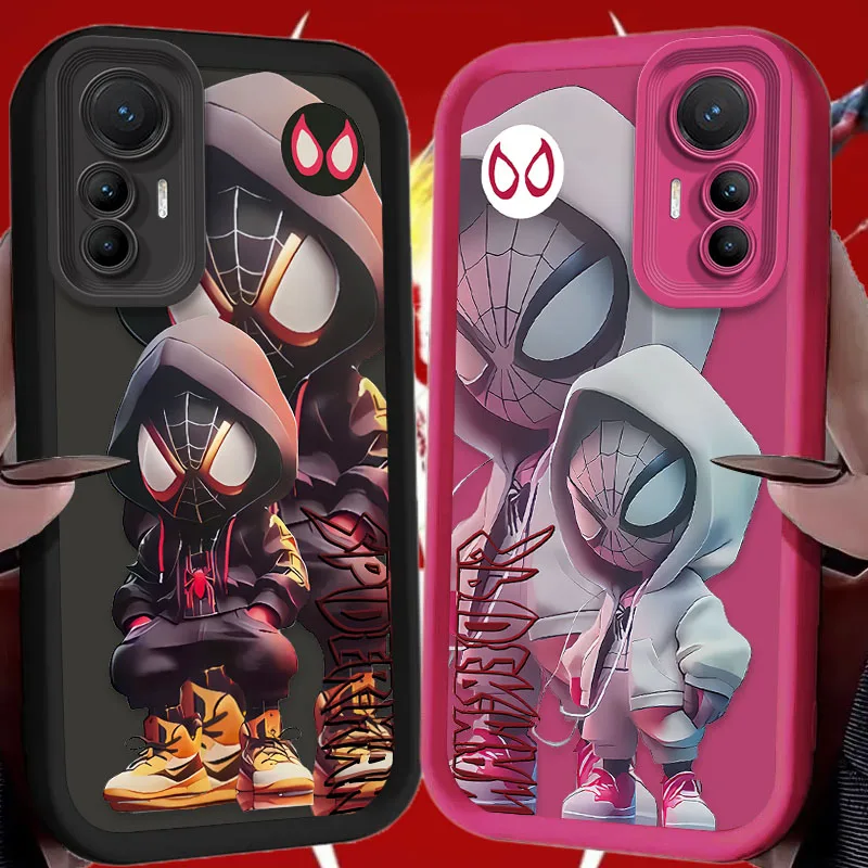 Marvel Spider Man Case for Xiaomi POCO X6 X5 X4 GT X3 NFC F3 F4 F5 F6 M5S C65 M6 Pro 4G 13T 12T 11T 13 12 11 Soft Silicone Etui