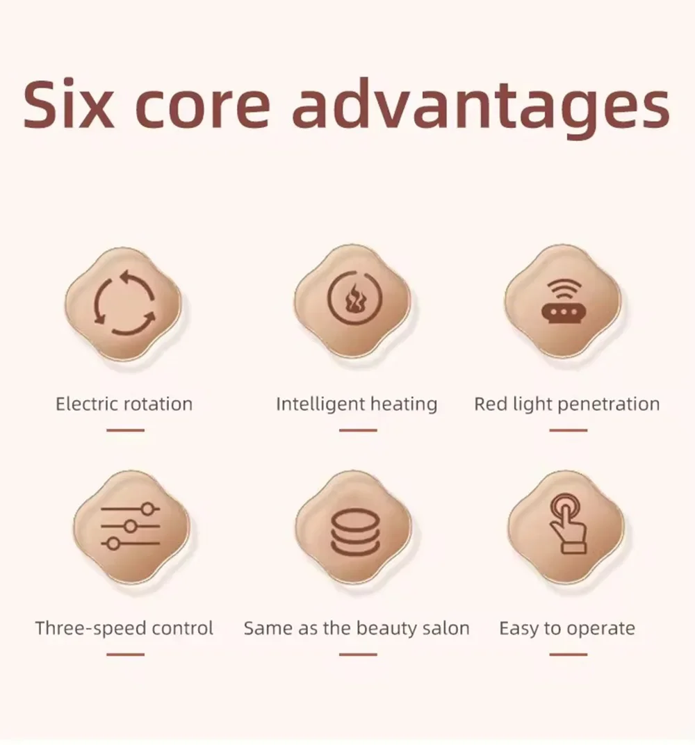 Neues 36 W entspanntes rotlicht beheiztes Massagegerät Rollmassagegerät 360 ° Rotierende innere Kugelrolle für den gesamten Körper gegen Cellulite – Detail 4