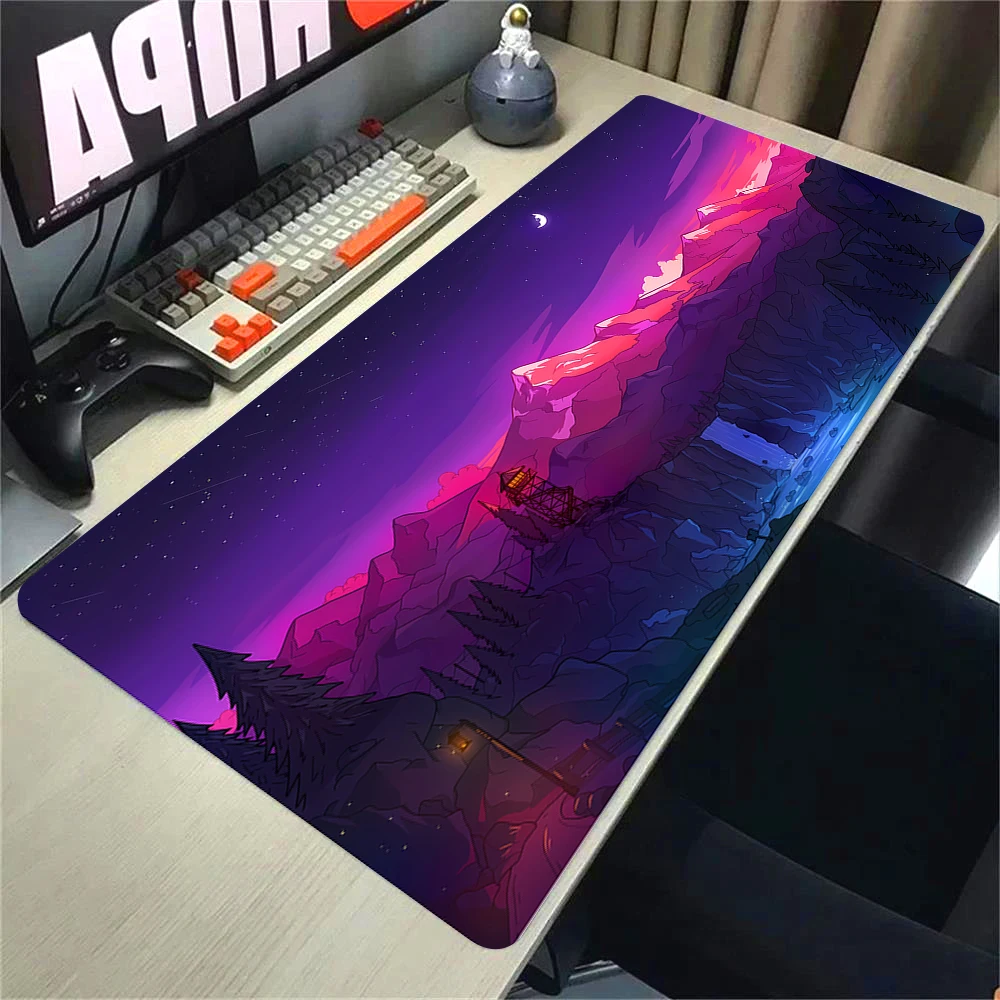 Xxl Mouse Pad Deep Forest Firewatch Gamer Desk Mat Pc Gaming Accessories Computer Table Mousepad Large Extended Mats Office Pads