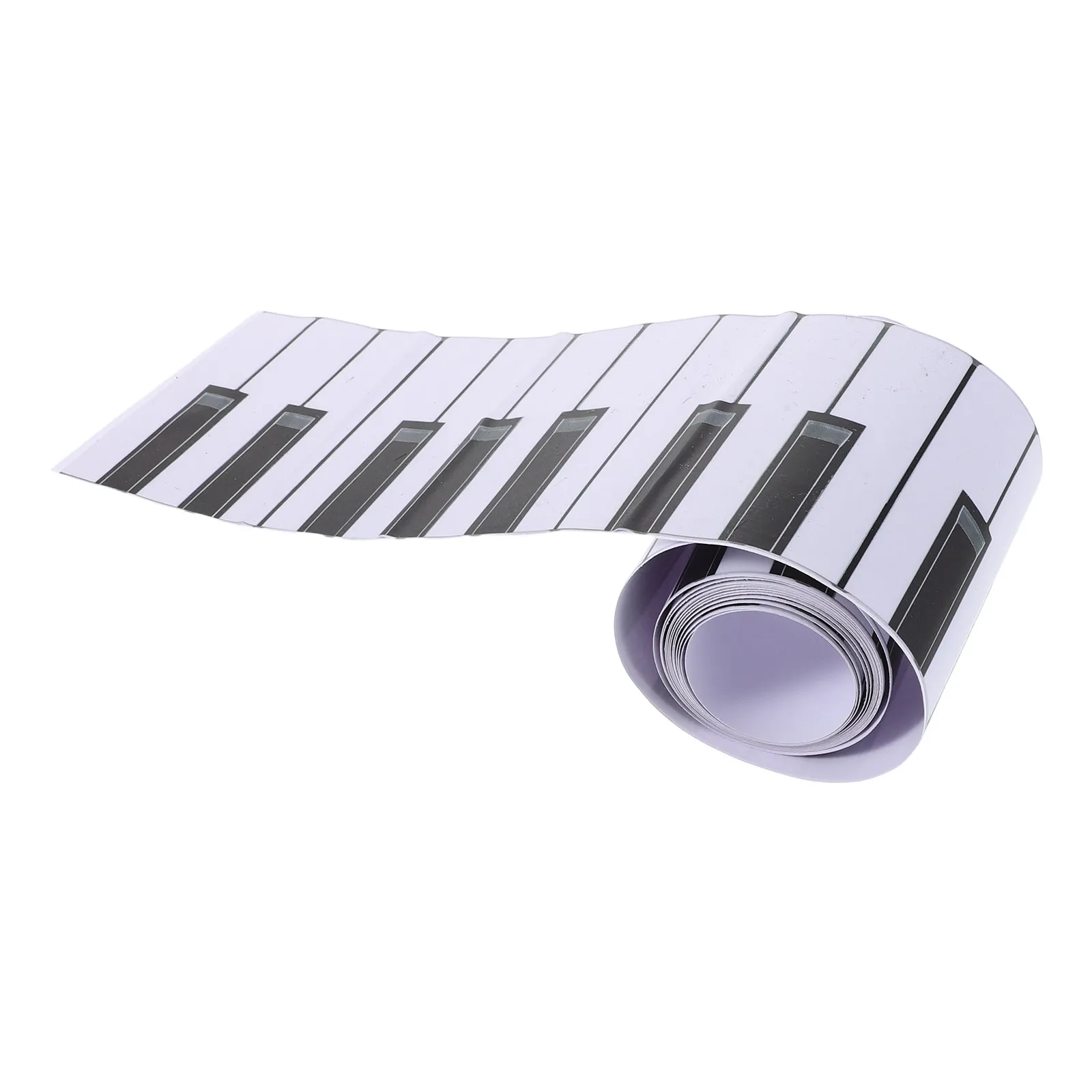 1 Roll Piano Keyboard Bulletin Board Border Trim 7.8ft X 4Inch Musical Classroom Decor School Hallway Music Room Blackboard