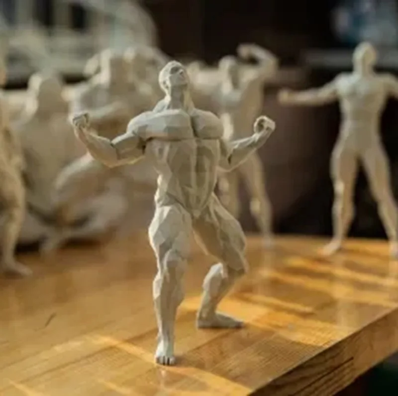 3D Printing Cross border New Product  Creative Muscle Male Ornament Fitness Muscle Male Ornament Desktop Decoration