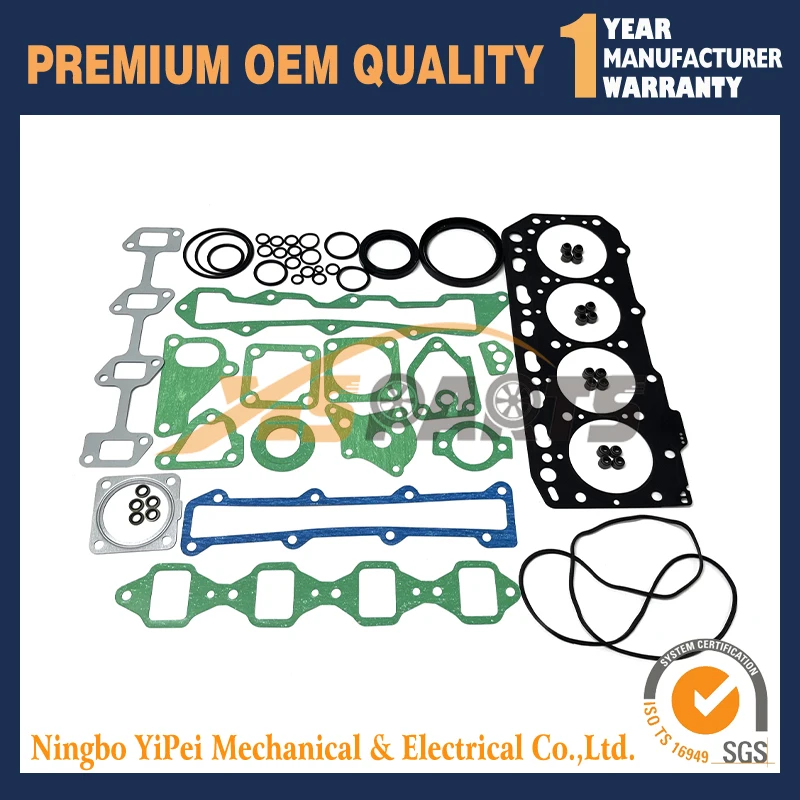 

4TNE84 S4D84E Full Gasket Kit with Head Gasket for Yanmar Komatsu Engine Part(16V)